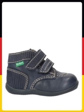 NEW! Kickers Double Velcro Leather Bootie Size 4